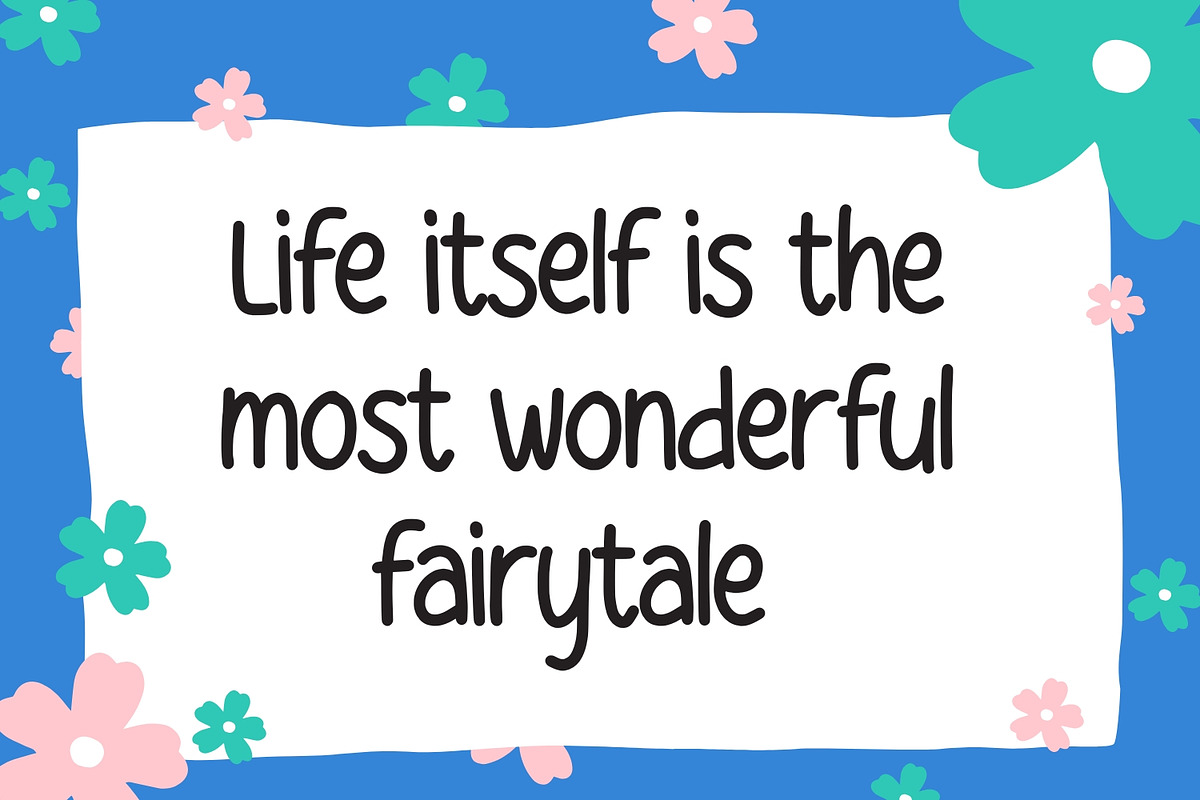 Giggle Scribbles - Playful Font, a Script Font by AQR Studio (Photo 2 of 8)