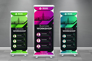Creative Roll up banner design