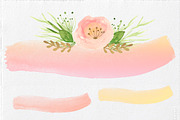 NUDE - 36 Watercolor Floral Elements, an Illustration by Li Zamperini (Thumbnail 4 of 4)