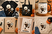 Cute Sport Halloween Clipart Bundle, an Object Graphic by Daisy Design (Thumbnail 3 of 9)