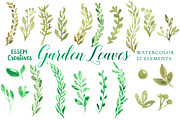 Bundle - Tropical Watercolor Leaves, an Illustration by Essem Creatives (Thumbnail 19 of 26)