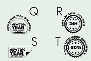 Sales Special Offers Dingbats Font, a Symbol Font by Minimalartstudio (Thumbnail 3 of 7)