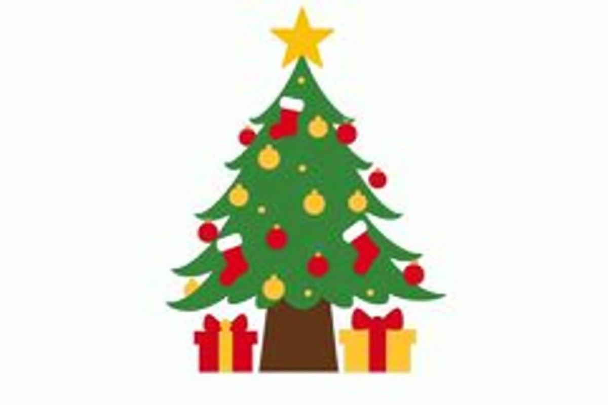 Cute Cartoon Xmas Trees, an Illustration by balal (Photo 2 of 11)