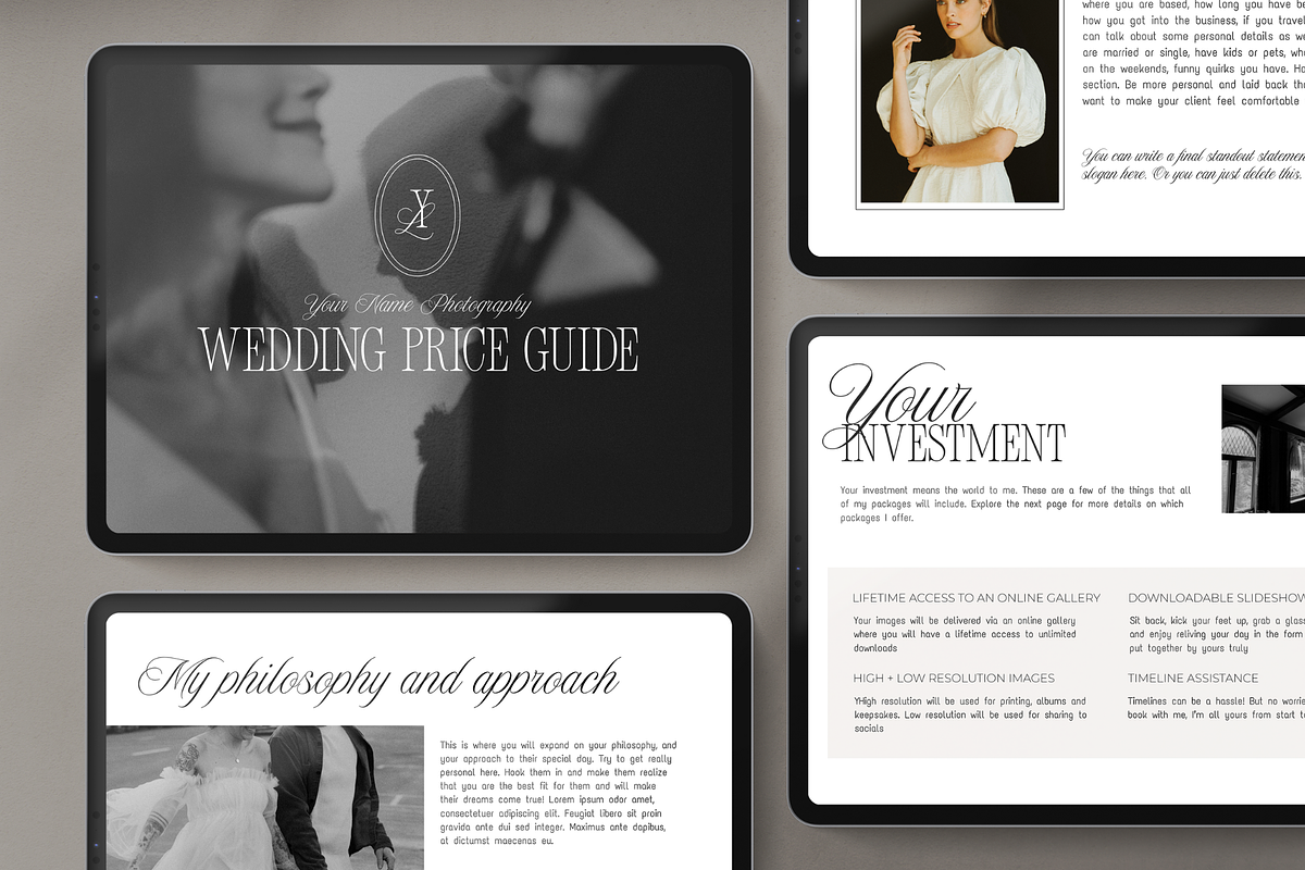 Photography Pricing Guide, a Templates & Theme by Studio Annie Louise (Photo 8 of 9)