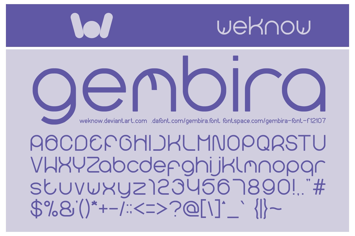 gembira font