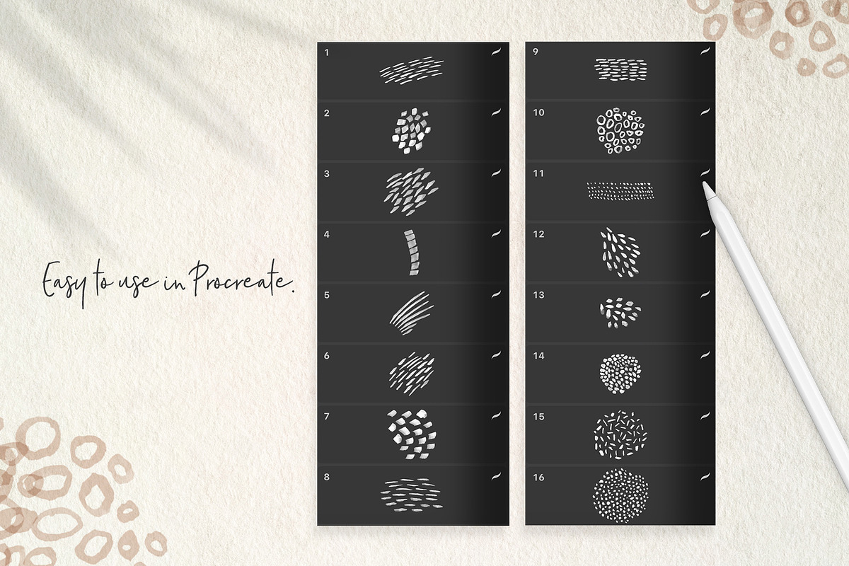 Watercolor Shapes for Procreate & PS, a Brush Add-On by Sweet Fig (Photo 3 of 11)
