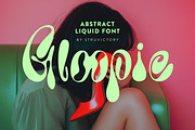 Gloopie Abstract Handwritten Font, a Handwritten Font by Struvictory.art (Thumbnail 1 of 8)