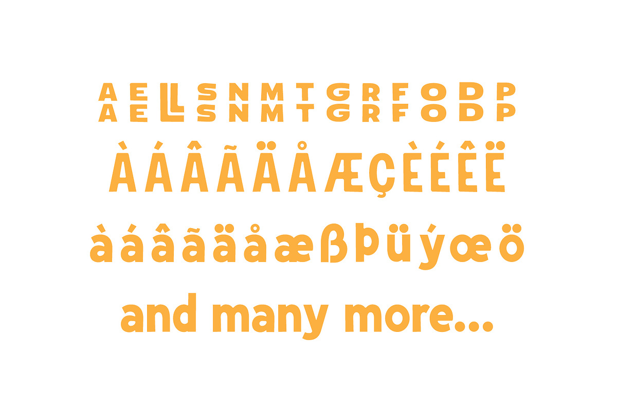 6in1 CASUAL Font Bundles preview 7