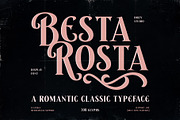 Besta Rosta - Romantic Classic Font, a Serif Font by Drizy (Thumbnail 1 of 10)