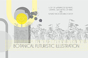 Botanical futurism illustration, an Object Graphic by Collection by VY (Thumbnail 1 of 13)