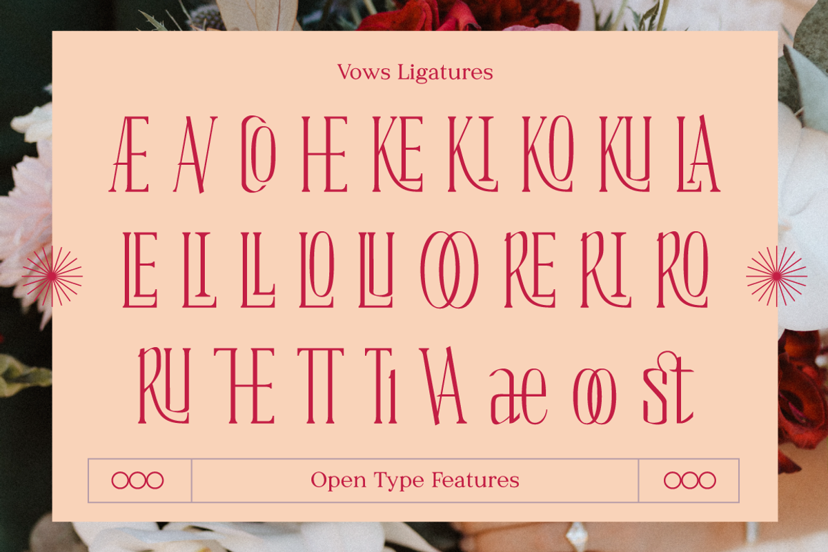 Vows Elegant Condensed Serif, a Serif Font by That That Creative (Photo 5 of 10)