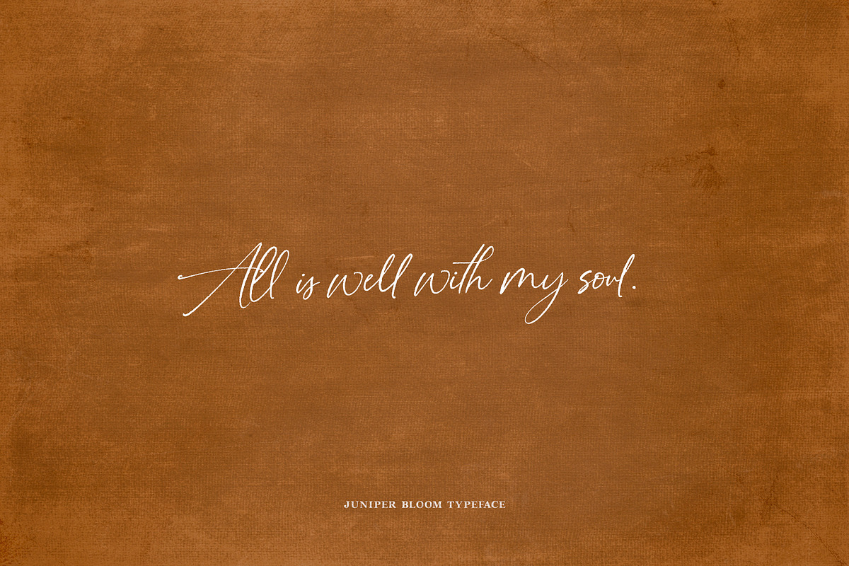 Juniper Bloom | Script & SVG Serif, a Handwritten Font by Callie Rian & Co. (Photo 4 of 26)
