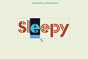 Pikolo Block Alter Font, a Sans Serif Font by Ideabuk (Thumbnail 4 of 9)