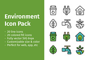 40 Environment Day Icon Pack, a Duotone Icon by Bilicube Studio (Thumbnail 1 of 4)