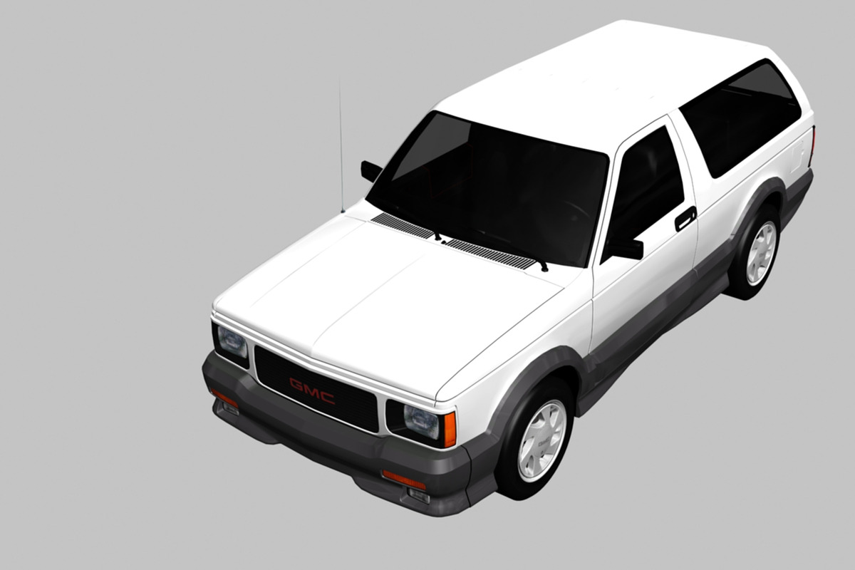 GMC Typhoon 1992, a Cars & Vehicle 3D Model by valtriiu (Photo 6 of 12)