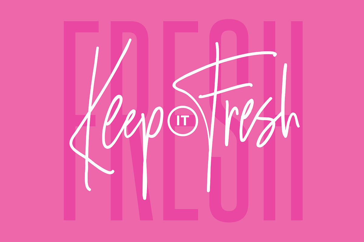 Scrumptious! Font preview 4