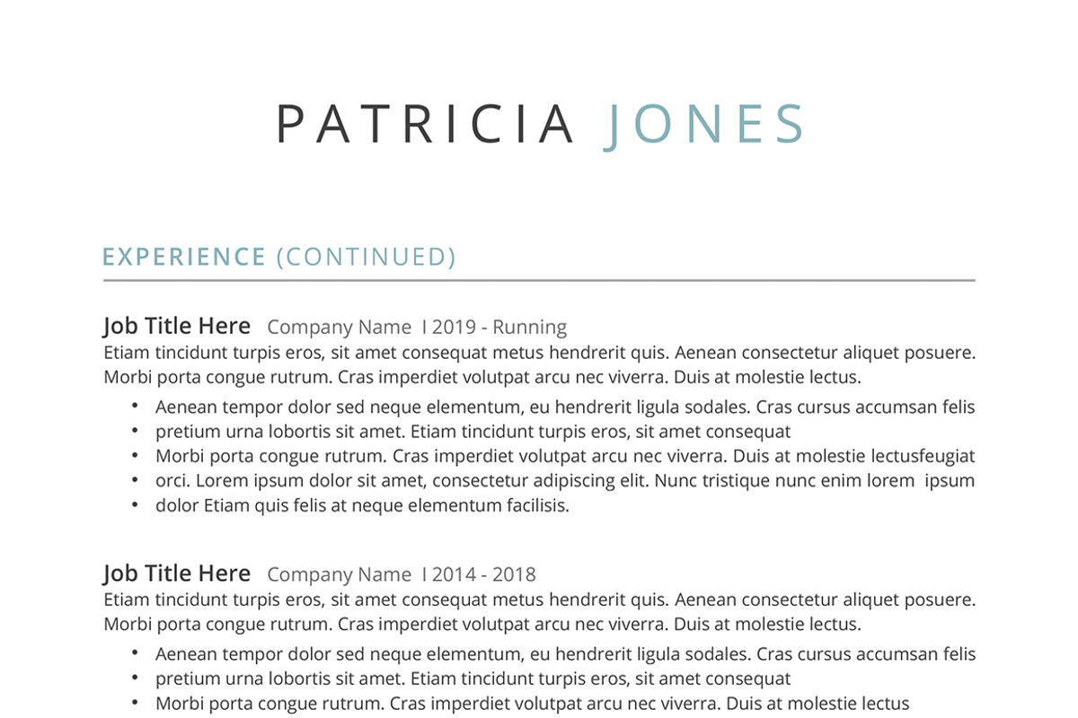 Resume/CV, a Resume Template by Creatune (Photo 6 of 7)