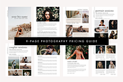 Photography Pricing Guide - Caslon, a Magazine Template by molly ho studio (Thumbnail 3 of 8)