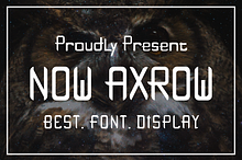 NOW AXROW Font
