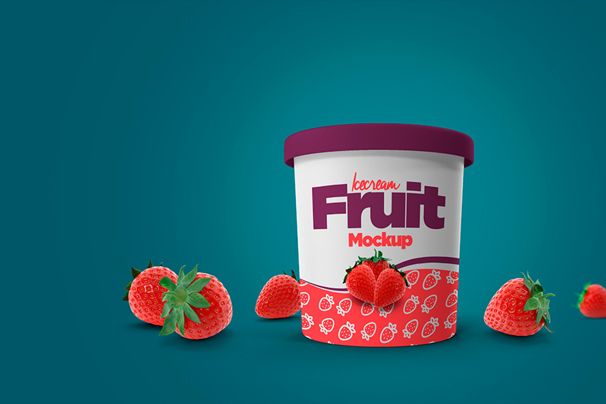 Ice Cream Cup Mockup, a Cups & Container Mockup by rogeriomarcos (Photo 11 of 15)