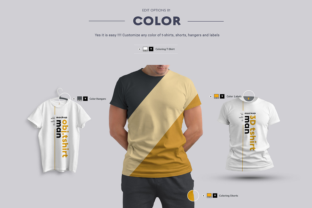 24 MockUps Man T-Shirt, a Shirt Mockup by Grow Design Craft Studio (Photo 3 of 8)