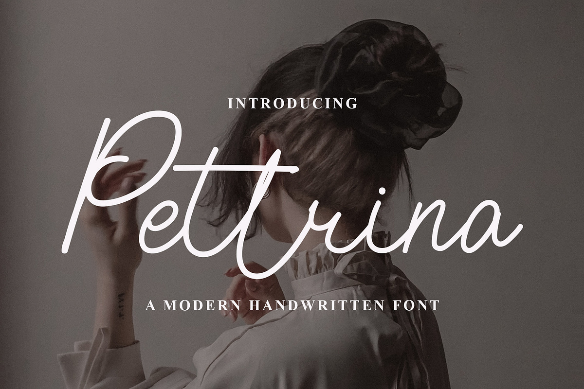 Pettrina, a Script Font by Fontmine Studio (Photo 1 of 11)