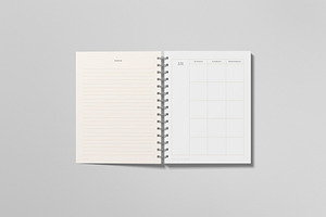 School Notebook Mockup