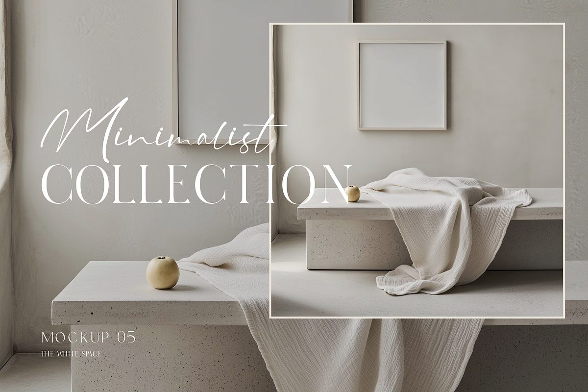 Minimalist Mockup Bundle Collection, a Household Mockup by The White Space Co. (Photo 6 of 9)