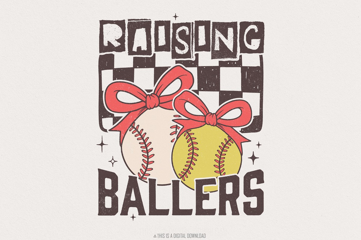 Retro Sports PNG, Baseball Softball, an Illustration by SharpMarketplace (Photo 1 of 9)