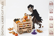 Halloween Candy Box Laser Cut Bundle, an Object Graphic by WoodoraCut (Thumbnail 8 of 14)