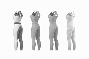 Woman Sportswear 02 Base Mesh Design