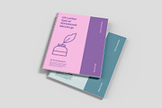 US Letter Spiral Notebook Mockup, a Books & Magazine Mockup by Illusiongraphic (Thumbnail 6 of 32)