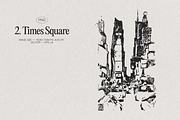 Sketches of The New York City, a Work Illustration by TheMountBirdStudio (Thumbnail 3 of 5)