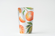 Watercolor Orange Fruit Clipart, a Food Illustration by Dina Guiter (Thumbnail 7 of 10)