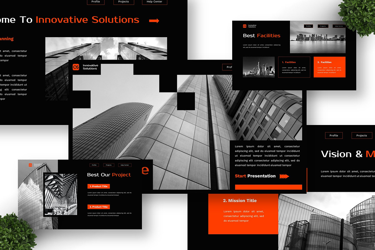 Innovative Solutions - Business Key, a Presentation Template by Deepslide Studio (Photo 2 of 6)
