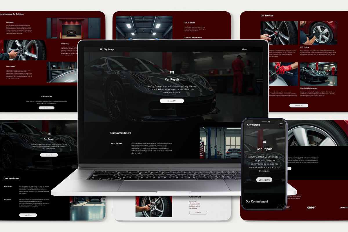 Wix Car Mechanic, Car Repair Website, a Wix Template by Sky Dore Design (Photo 6 of 11)