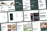 Hanase - Cosmetics Brand Guideline, a Branding & Logo Template by productype1 (Thumbnail 5 of 6)