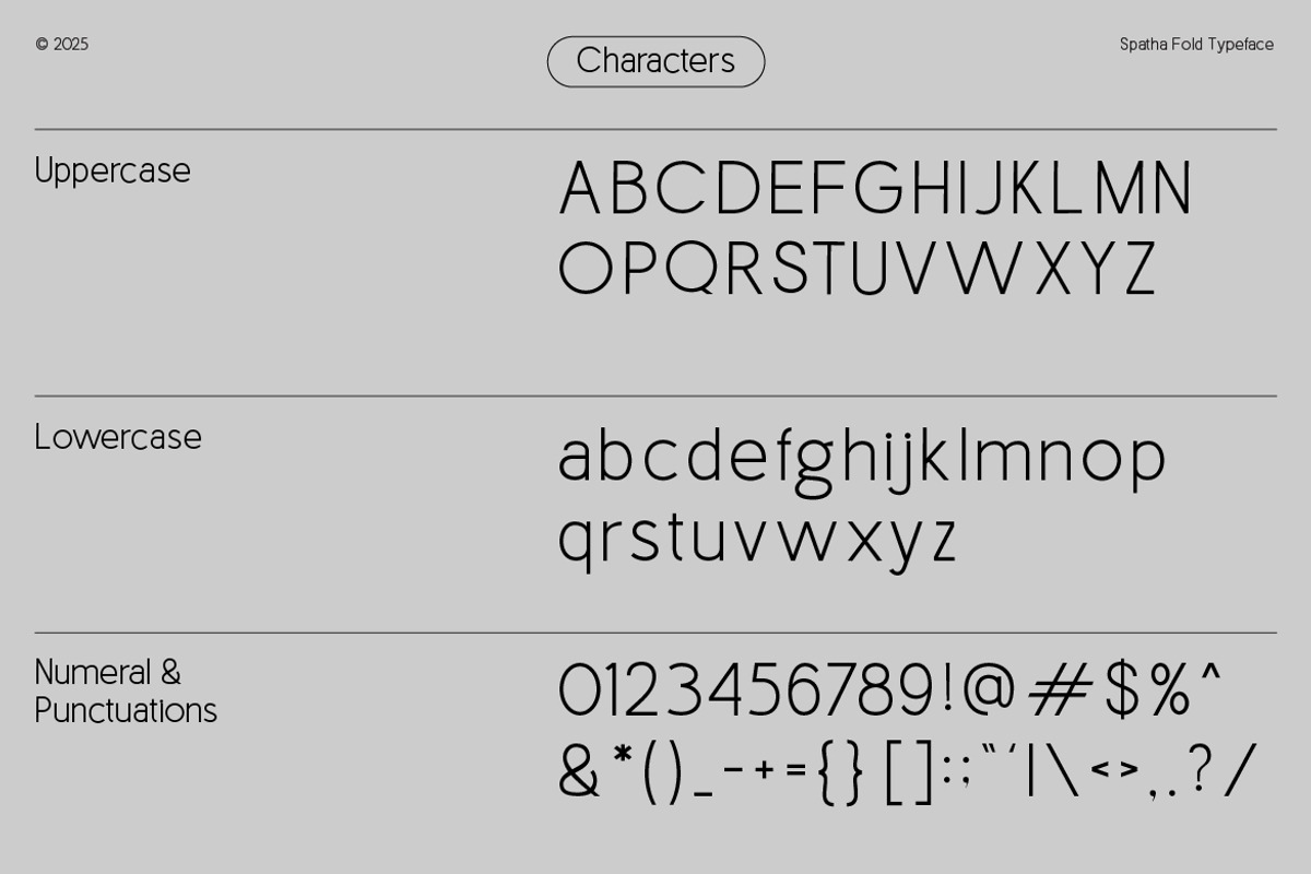 Spatha Fold Clean Sans Serif Font, a Sans Serif Font by Vadovastd (Photo 2 of 7)
