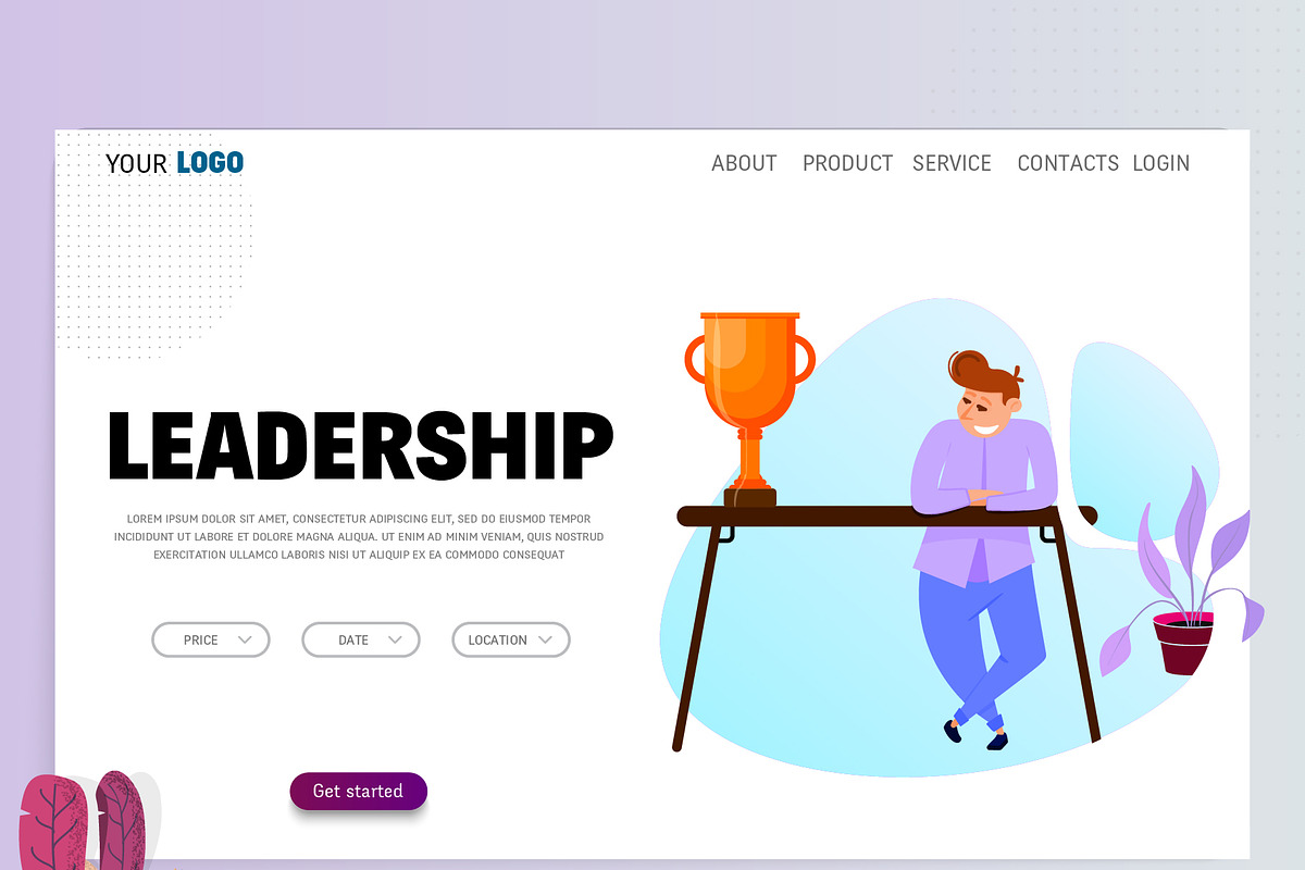 30 Landing Page Templates, a Templates & Theme by zao4nik (Photo 10 of 19)