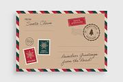 Christmas Vintage Travel Postcard, a Card Template by BrandPacks (Thumbnail 3 of 4)