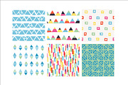 Color geometric seamless patterns, a Pattern Graphic by Magnia (Thumbnail 8 of 9)