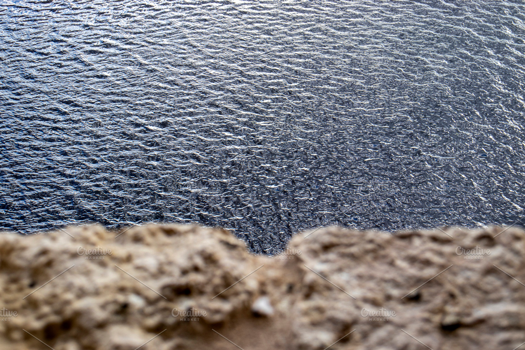 View of small ripples on the water., an Abstract Photo by Schreibikus