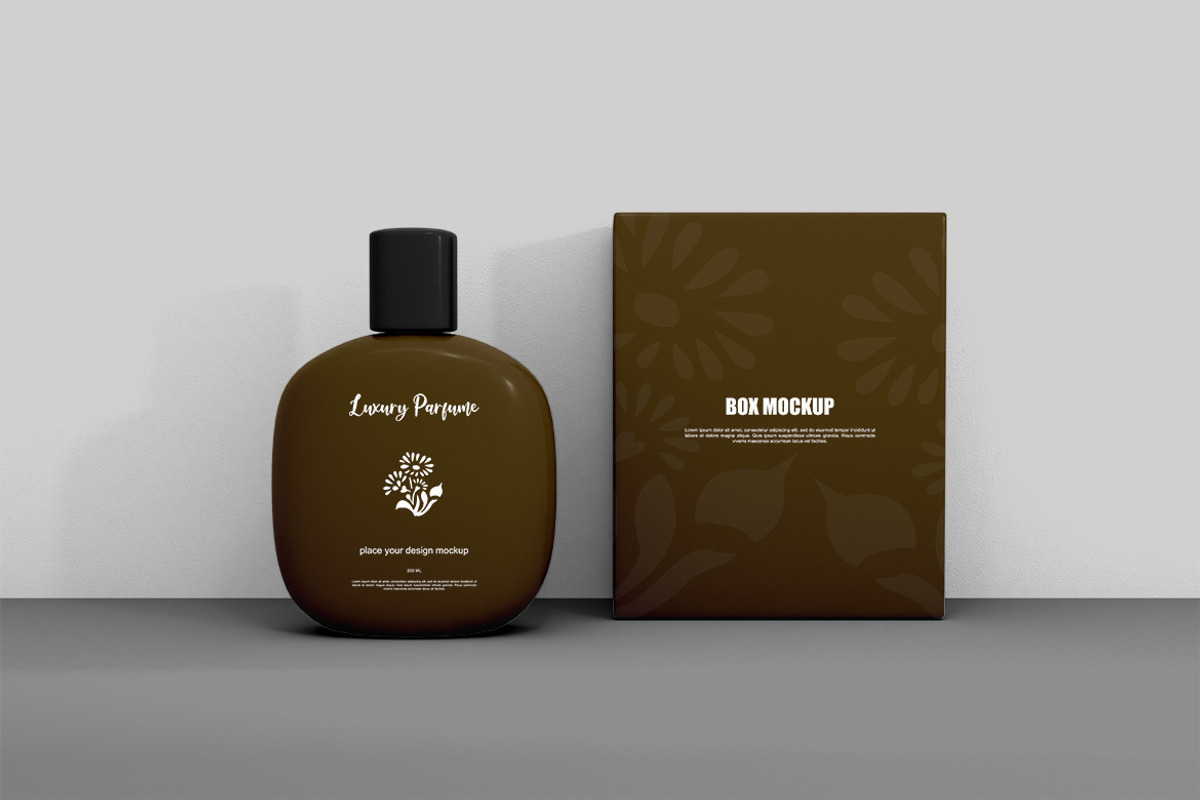 Parfume bottle mockup, a Packaging Mockup by Kenrichi (Photo 3 of 4)