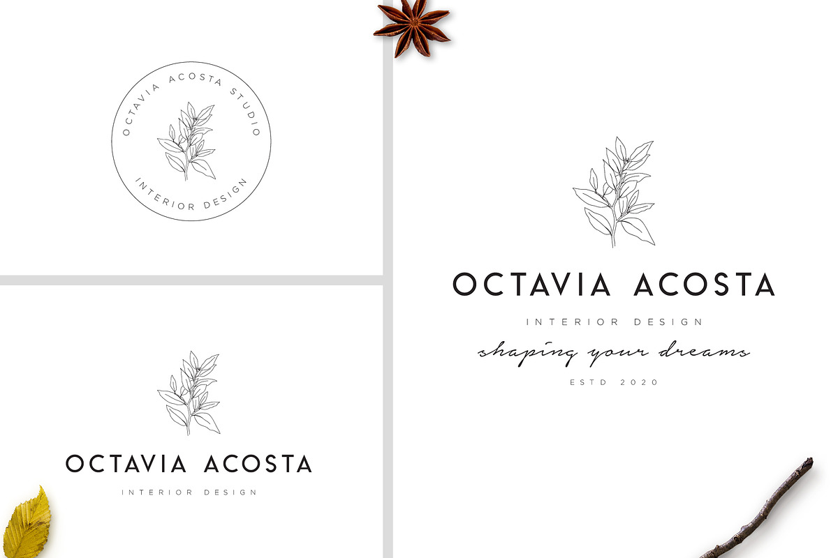 200 Hand Drawn Feminine Logo Bundle, a Branding & Logo Template by XpertgraphicD (Photo 51 of 61)