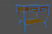 Vintage furniture set_1, a Furniture 3D Model by Snji | 3D Models (Thumbnail 16 of 16)