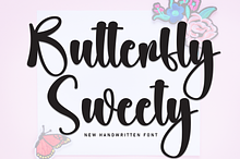 Butterfly Sweety | Script Font