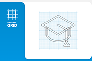 Education Line Icons, an Outline Icon by RudenkoArts (Thumbnail 3 of 4)