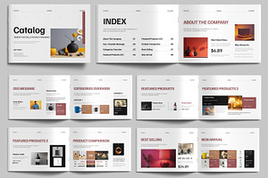clean corporate product catalogue, a Brochure Template by MightyDesign