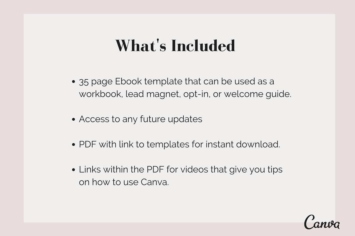 Canva Workbook Template, a Templates & Theme by Joanna Lane Designs (Photo 4 of 4)