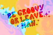 Psychedelic Bubble Juicy Font, a Sans Serif Font by Dear Darling Design (Thumbnail 2 of 7)